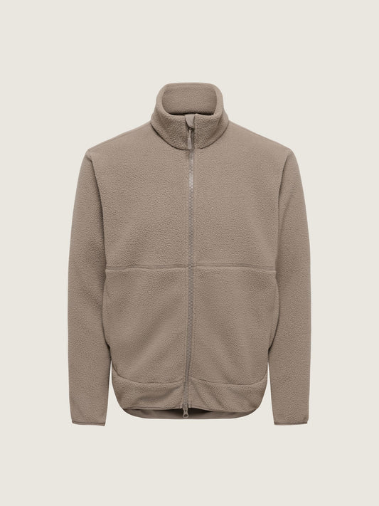 ONLY & SONS - Jason Fleece Zip-Up Jacket - 