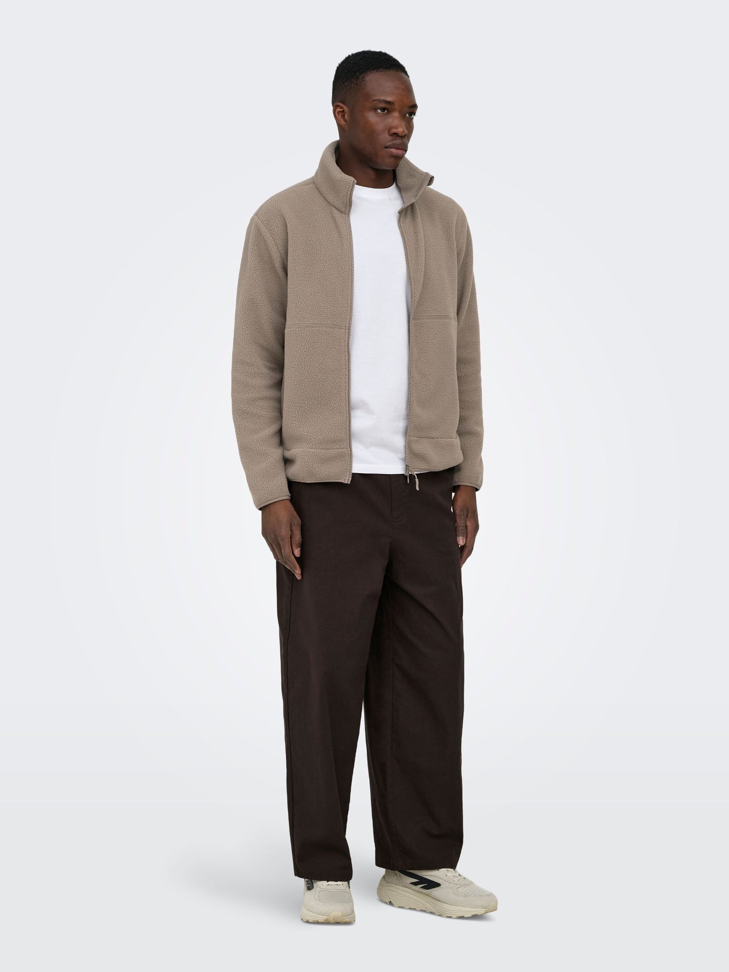 ONLY & SONS - Jason Fleece Zip-Up Jacket - 