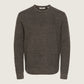 ONLY & SONS - Jonas Crewneck Sweater - Falcon / Demitasse