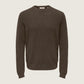 ONLY & SONS - Loui Structure Knit Sweater - Coffee Bean