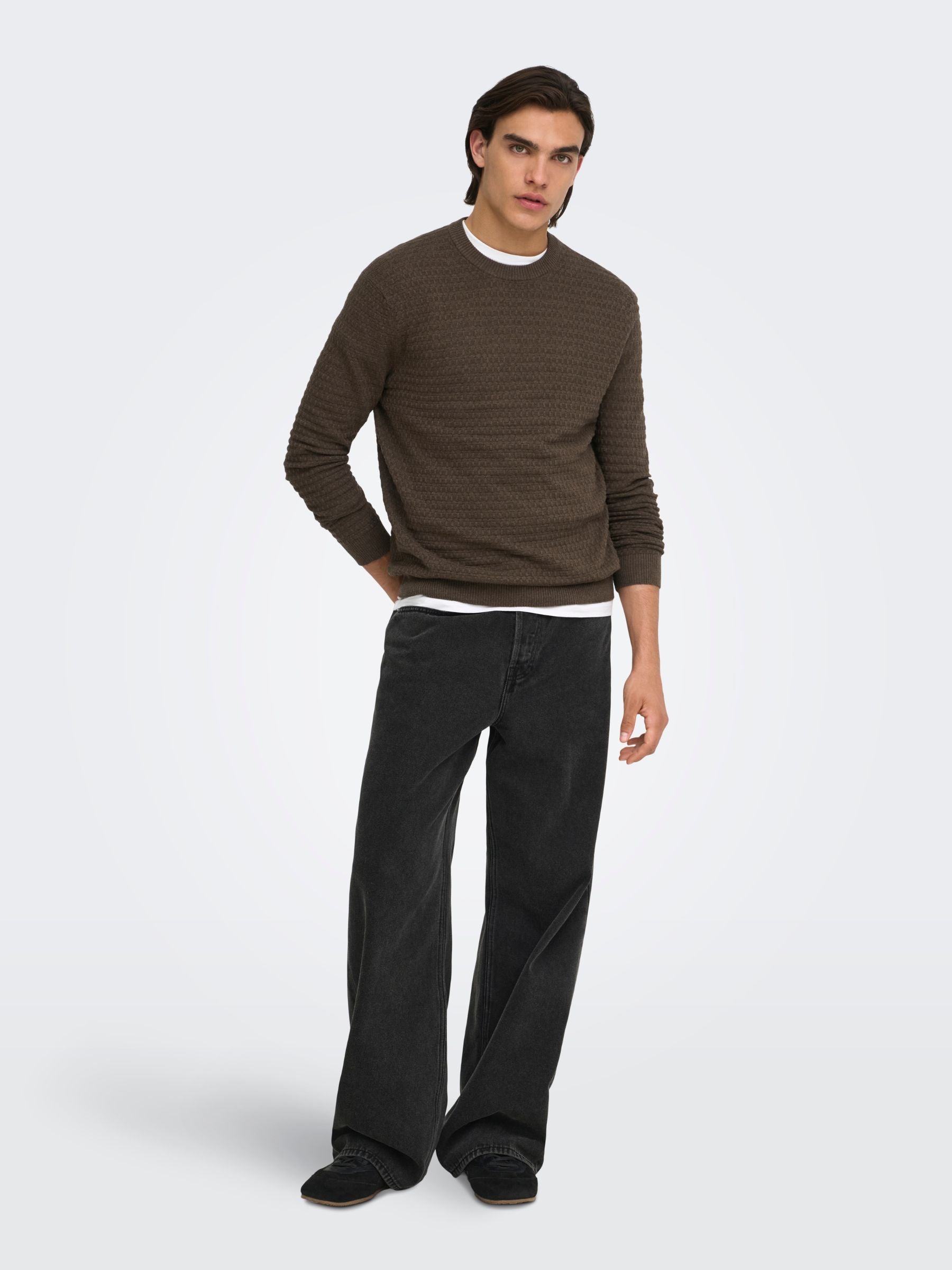 ONLY & SONS - Loui Structure Knit Sweater - 