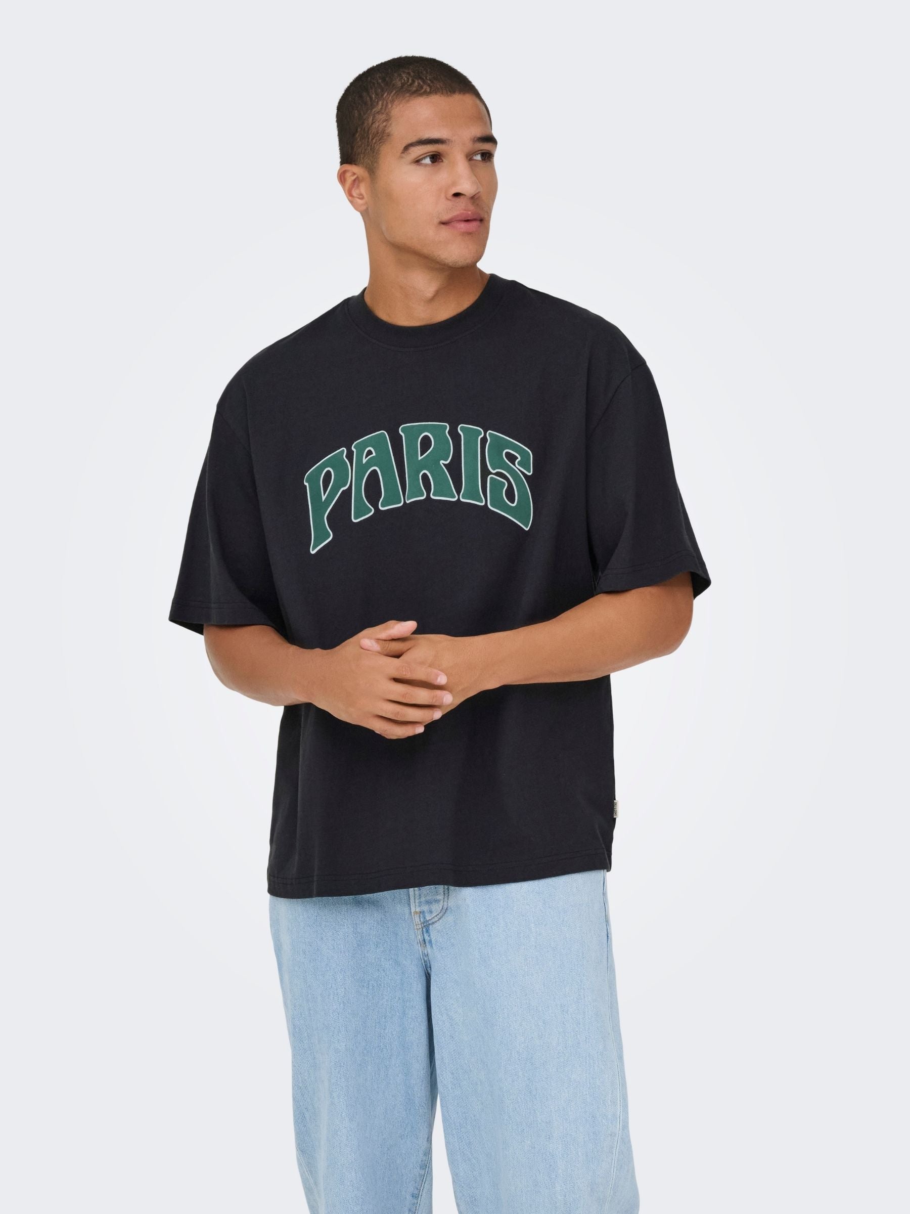 ONLY & SONS - Malik Paris Oversized T-Shirt - 