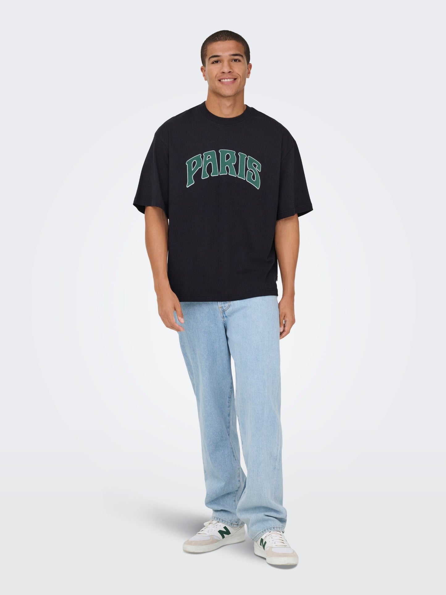 ONLY & SONS - Malik Paris Oversized T-Shirt - 