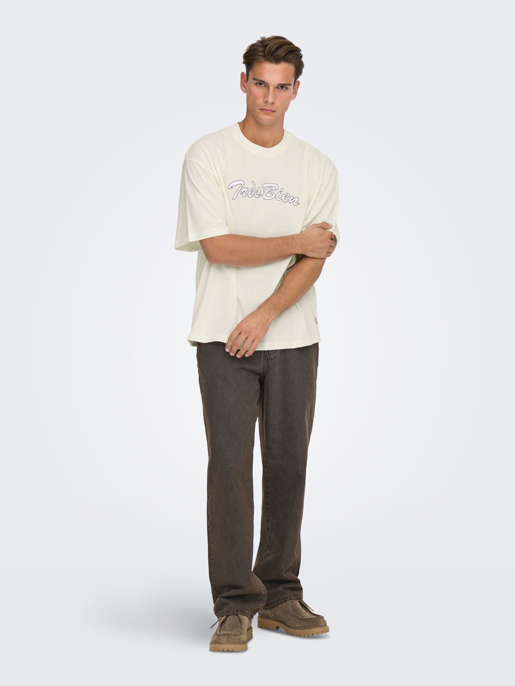 ONLY & SONS - Malik Paris Oversized T-Shirt - 