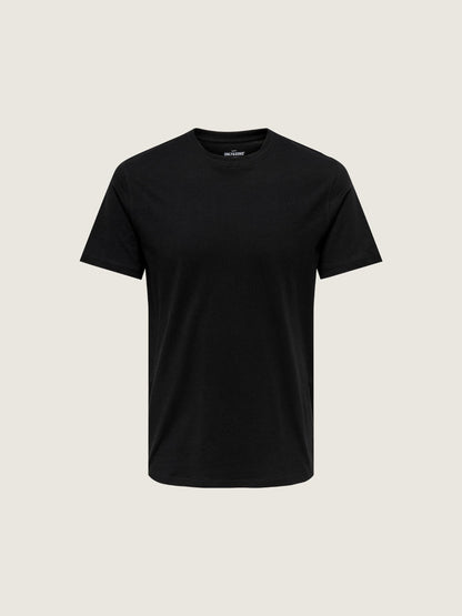 ONLY & SONS - Max Life Shortsleeve T-Shirt - Black