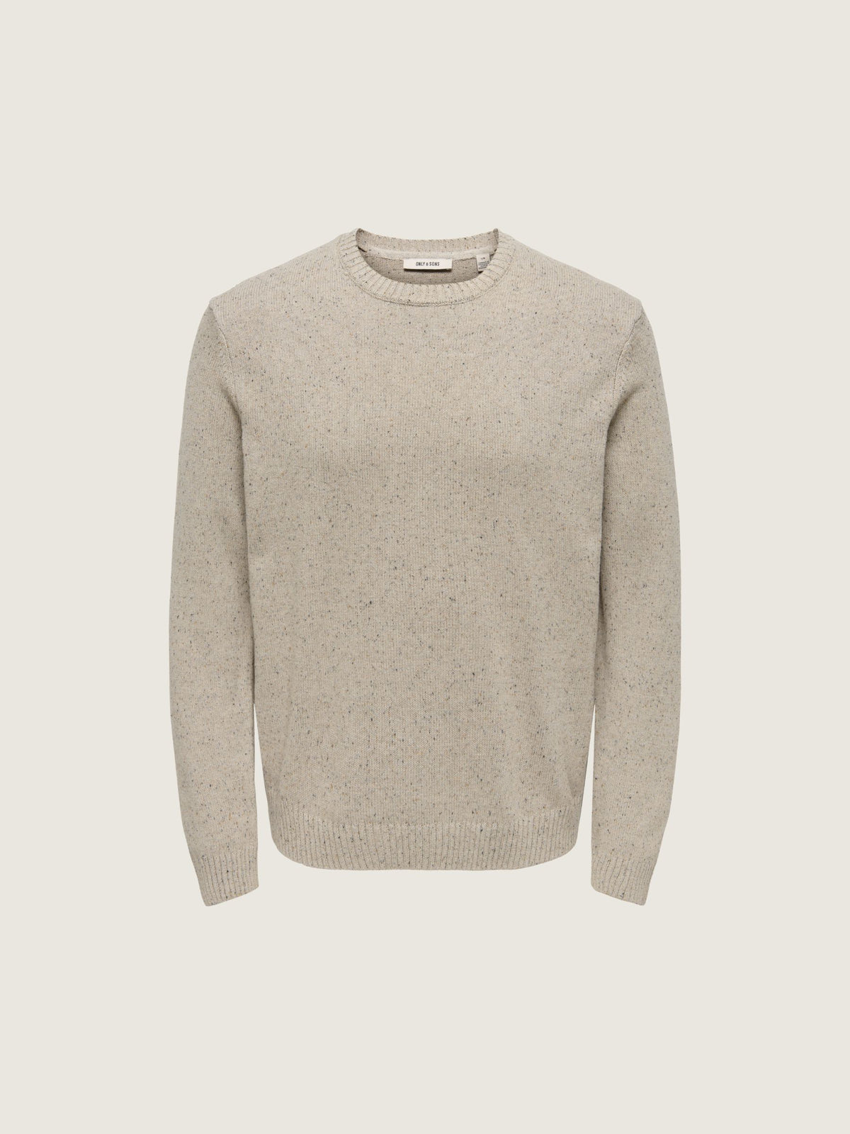 ONLY & SONS - Michael Crewneck Sweater - Silver Lining