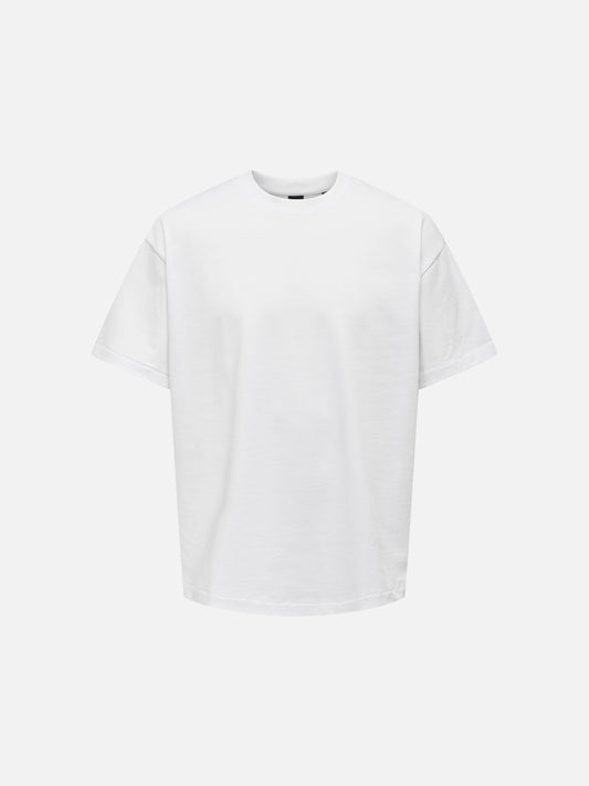 ONLY & SONS - Millenium Oversized Shortsleeve T-Shirt - Bright White