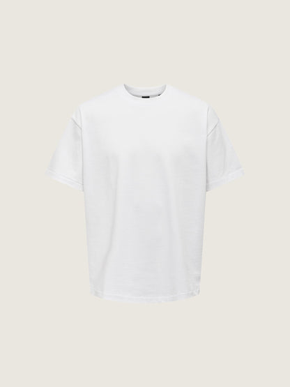 ONLY & SONS - Millenium Oversized Shortsleeve T-Shirt - Bright White