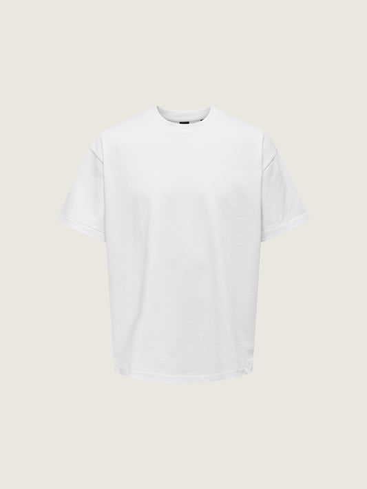 ONLY & SONS - Millenium Oversized Shortsleeve T-Shirt - Bright White