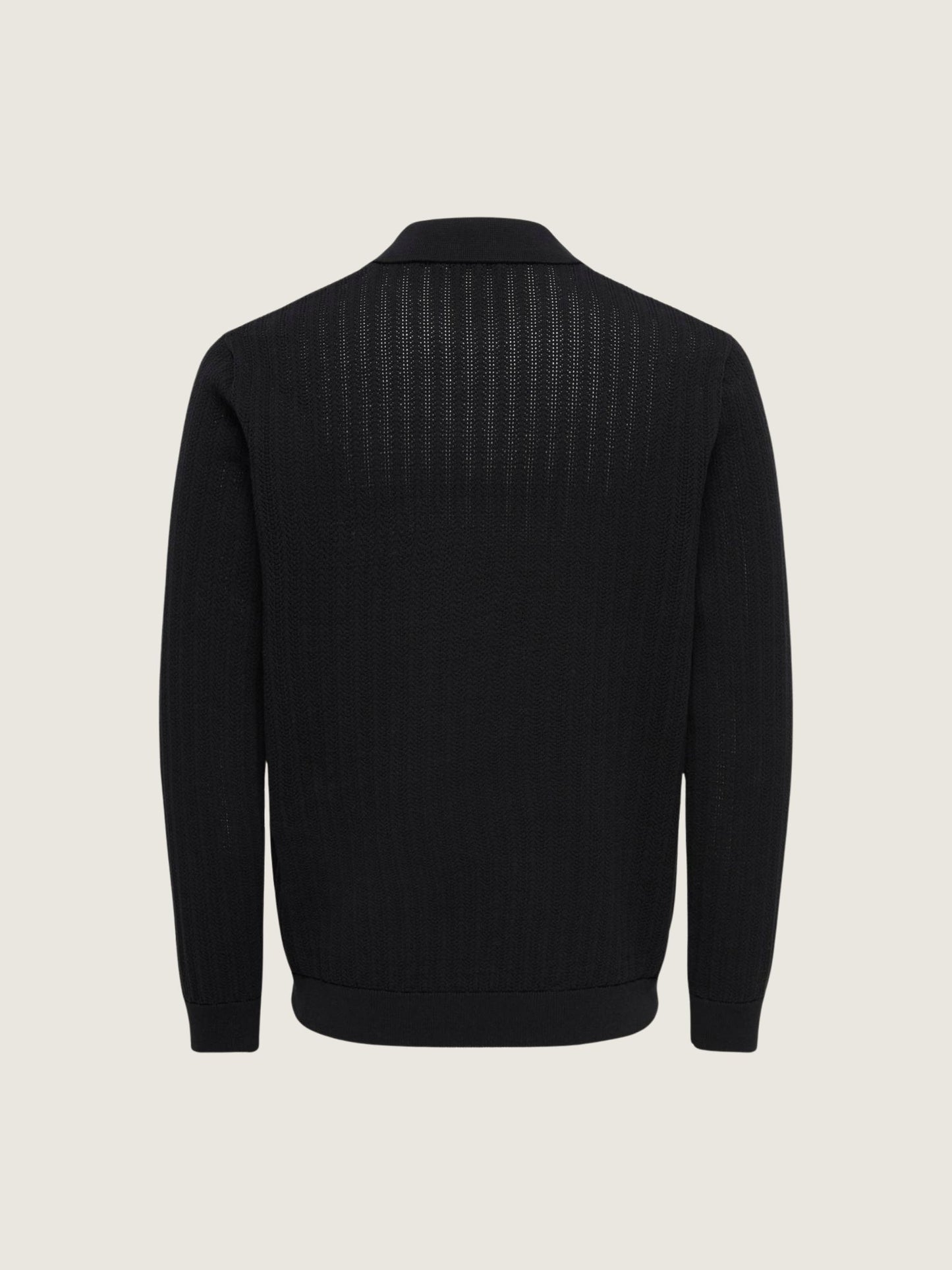 ONLY & SONS - Moon Longsleeve Knit Polo - 
