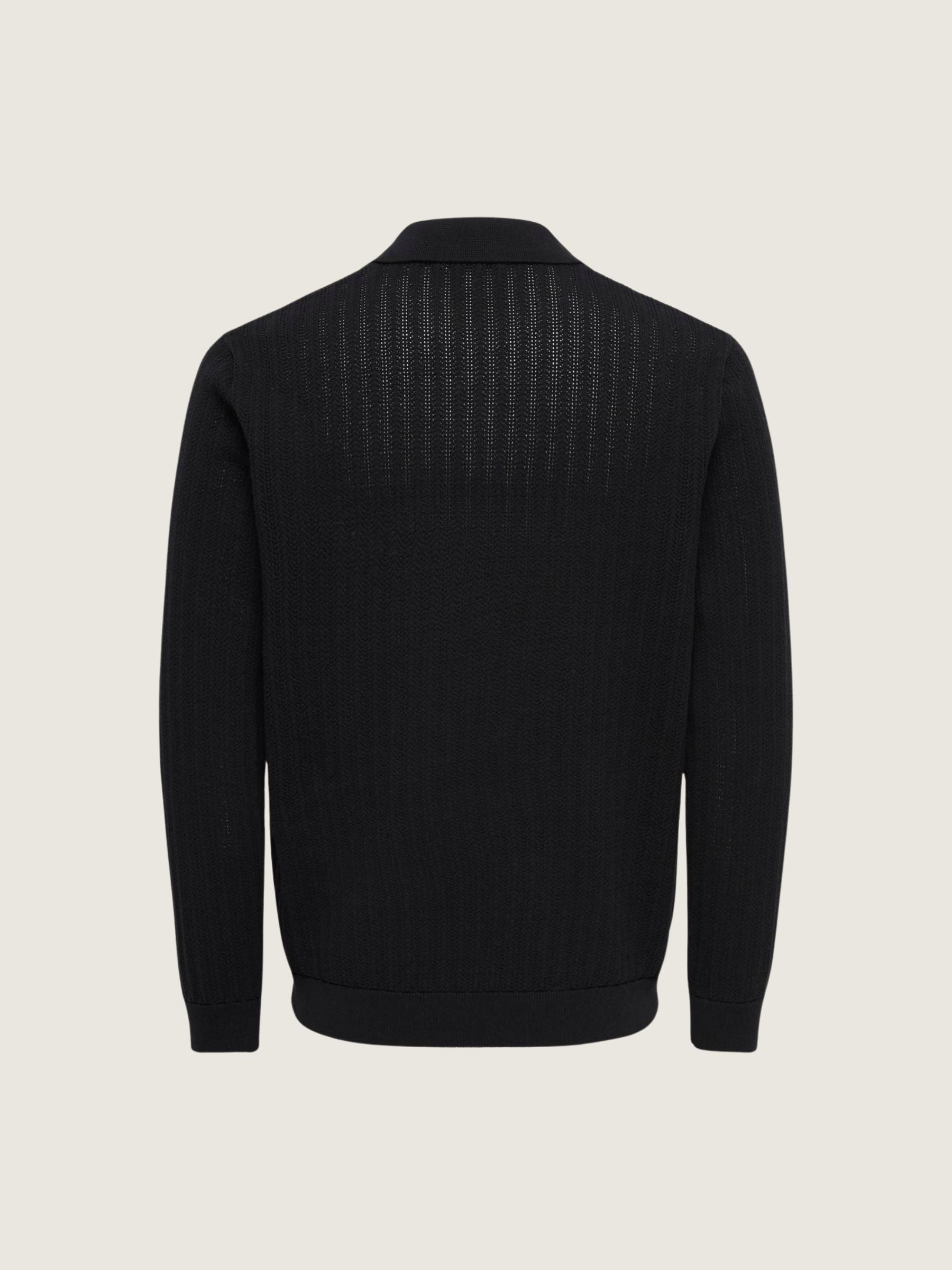 ONLY & SONS - Moon Longsleeve Knit Polo - 