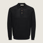ONLY & SONS - Moon Longsleeve Knit Polo - Black