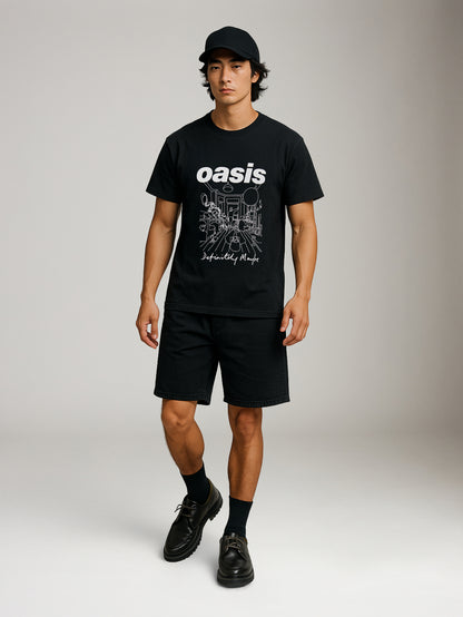 ONLY & SONS - Oasis RLX Tee - Black Drawing Print