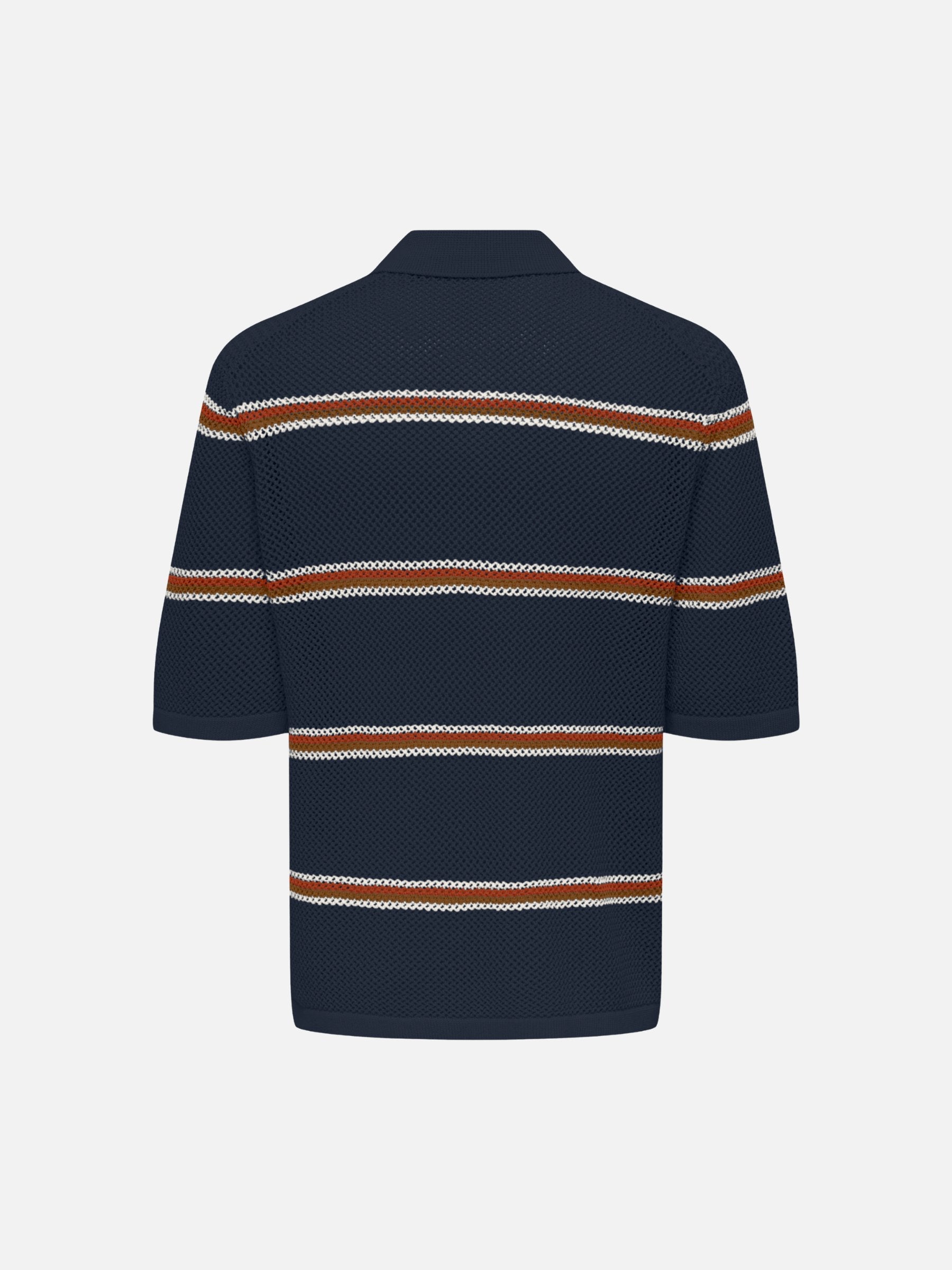 ONLY & SONS - Sejr Stripe Knit Polo - 