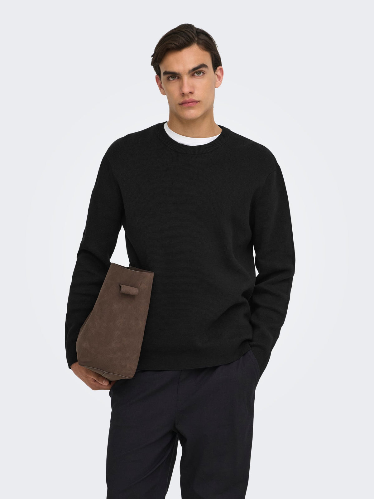 ONLY & SONS - Sting Relaxed Crewneck Sweater - 
