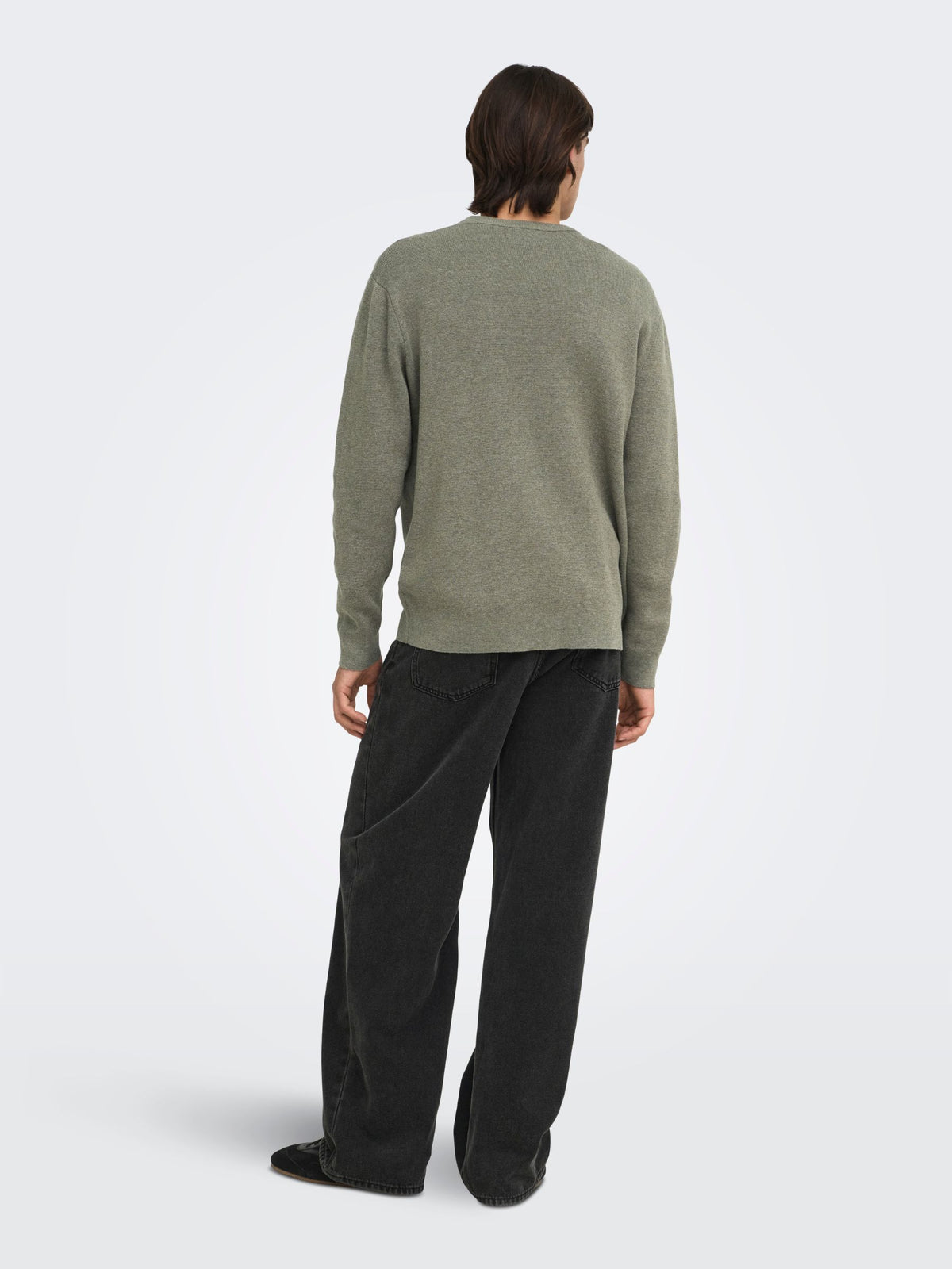 ONLY & SONS - Sting Relaxed Crewneck Sweater - 