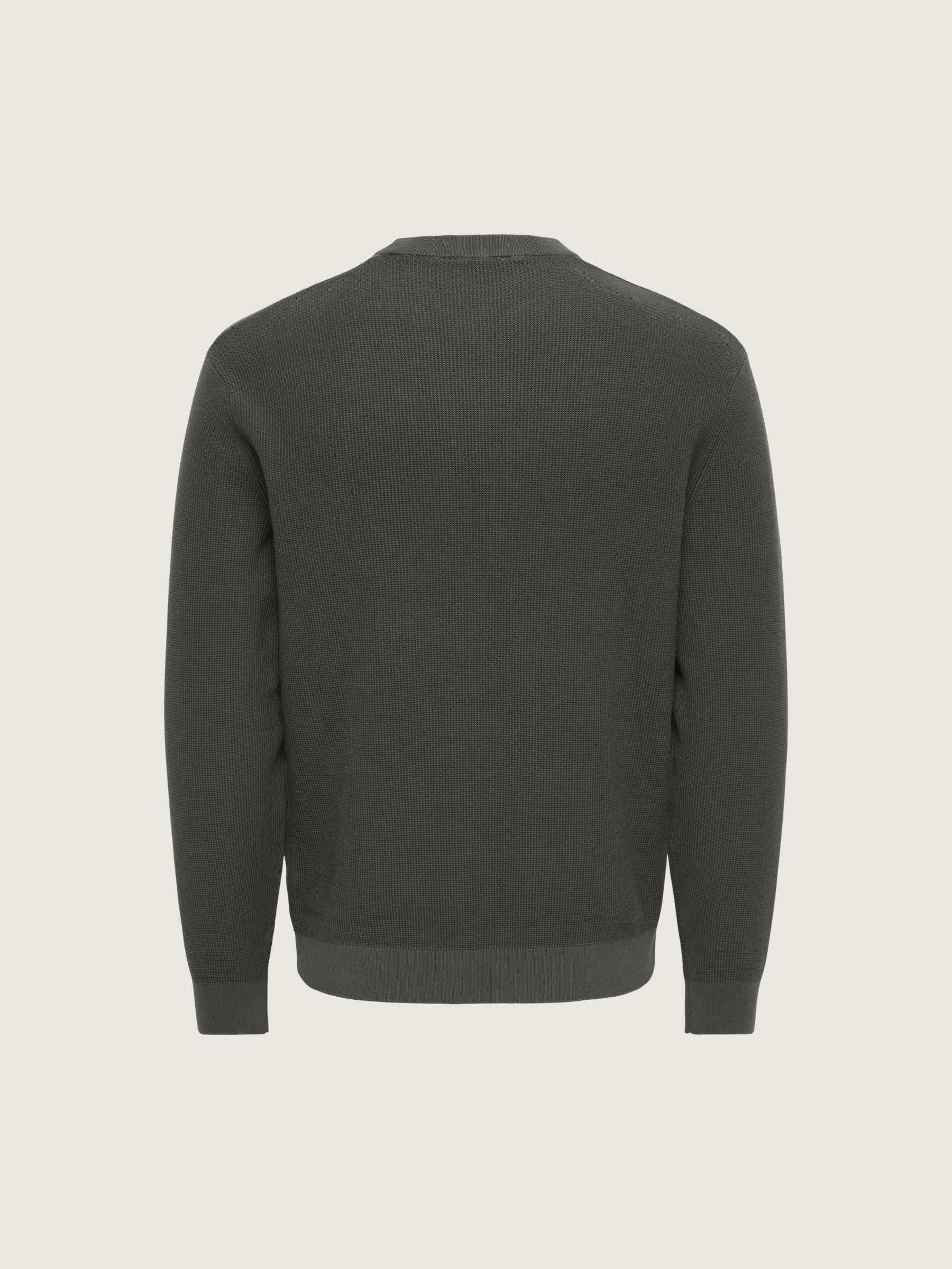 ONLY & SONS - Tony Longsleeve Waffle Knit Shirt - 