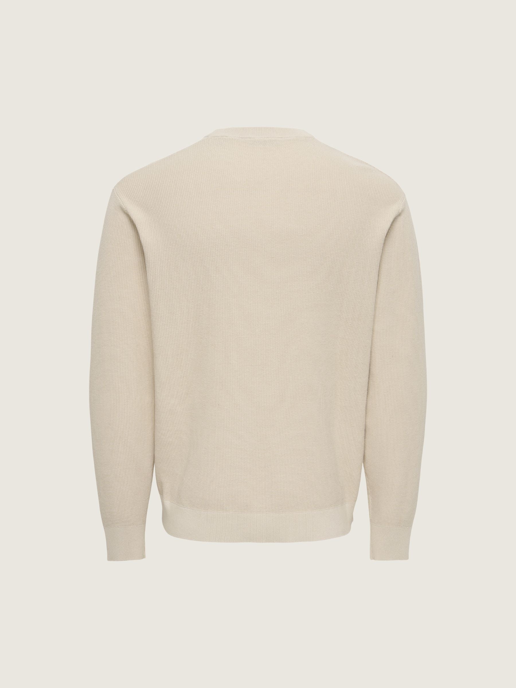 ONLY & SONS - Tony Longsleeve Waffle Knit Shirt - 