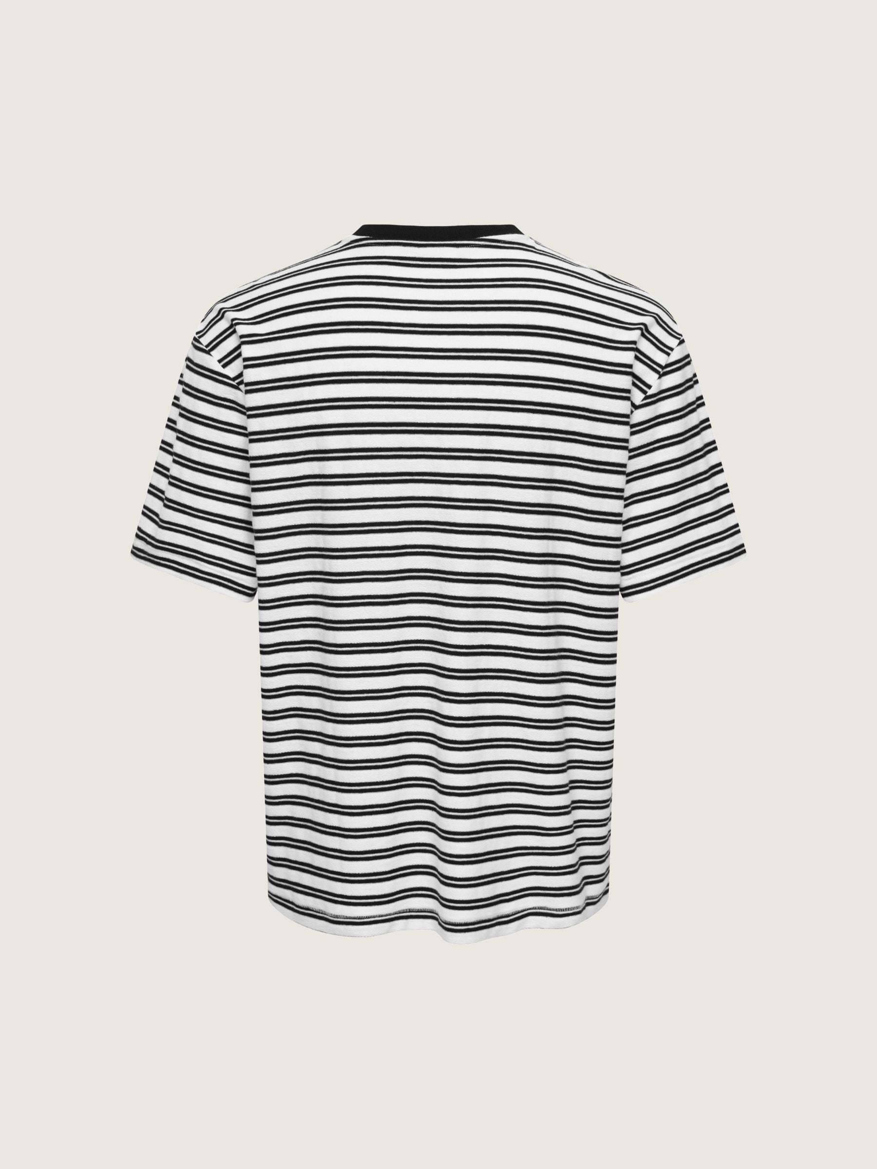 ONLY & SONS - Walker Relaxed Striped T-Shirt - 