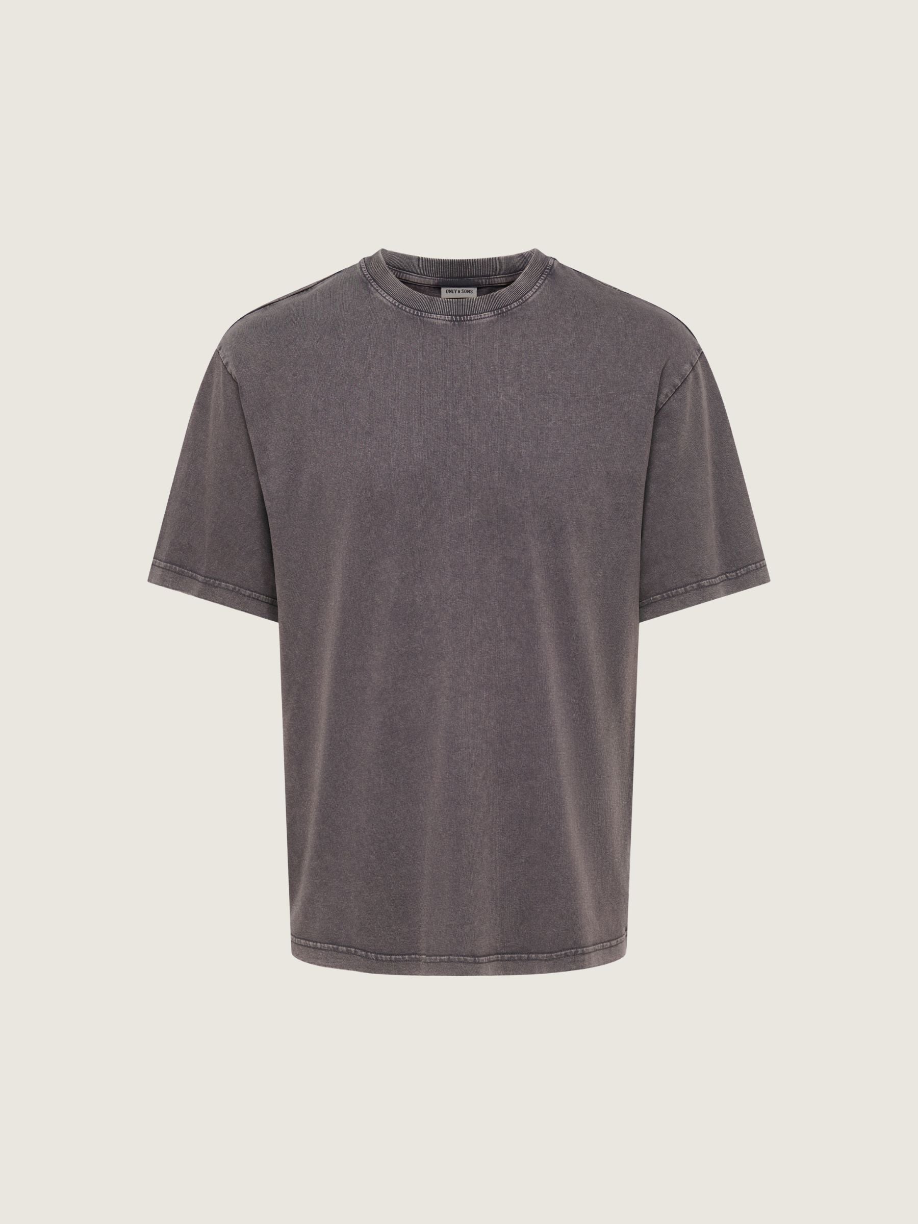 ONLY & SONS - Fred Relaxed Washed Shortsleeve T-Shirt - Grey Pinstripe