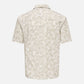 ONLY & SONS - White Resort Shortsleeve Shirt - 