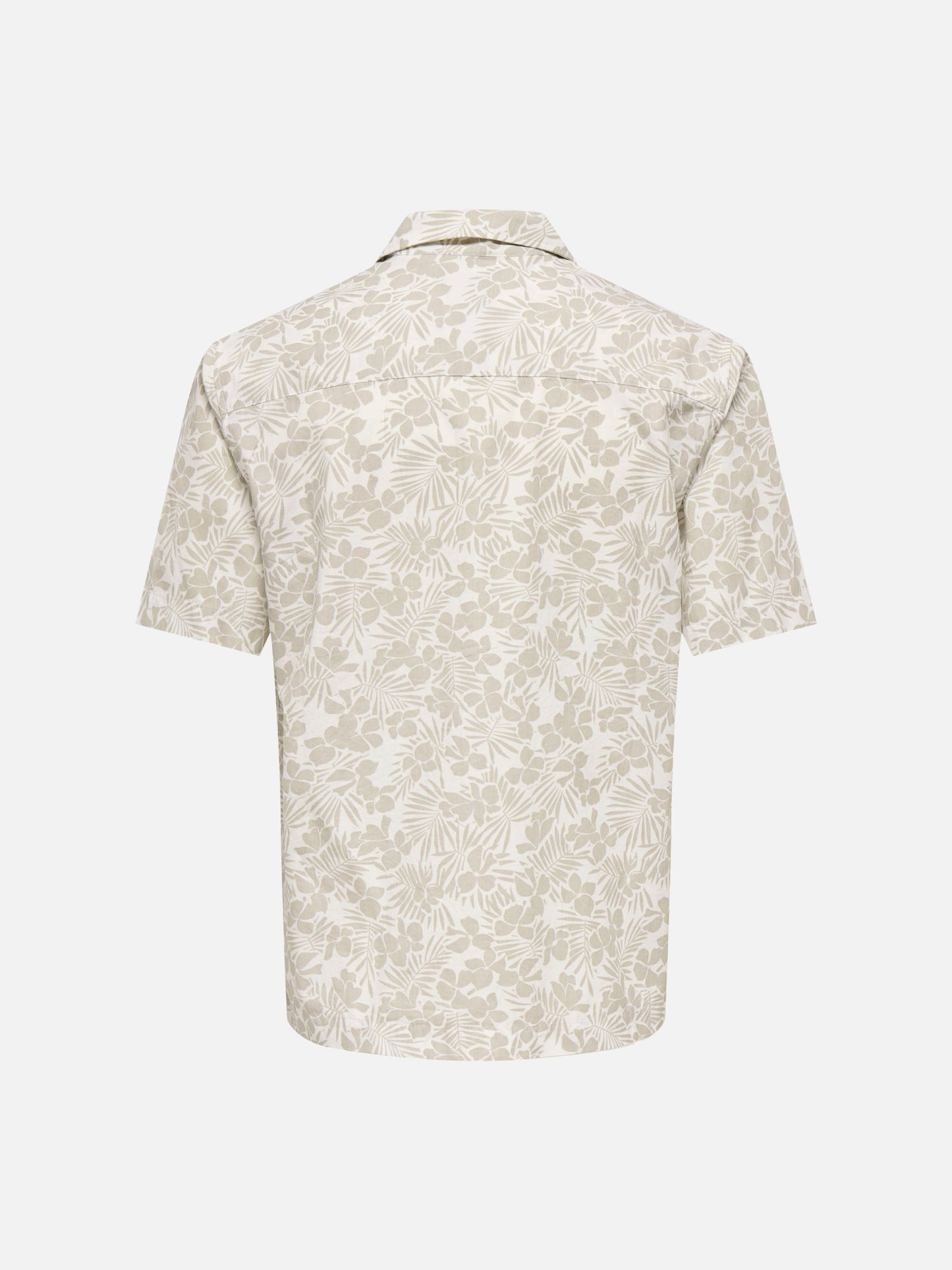ONLY & SONS - White Resort Shortsleeve Shirt - 