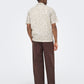 ONLY & SONS - White Resort Shortsleeve Shirt - 