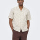 ONLY & SONS - White Resort Shortsleeve Shirt - 