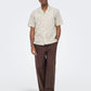 ONLY & SONS - White Resort Shortsleeve Shirt - 