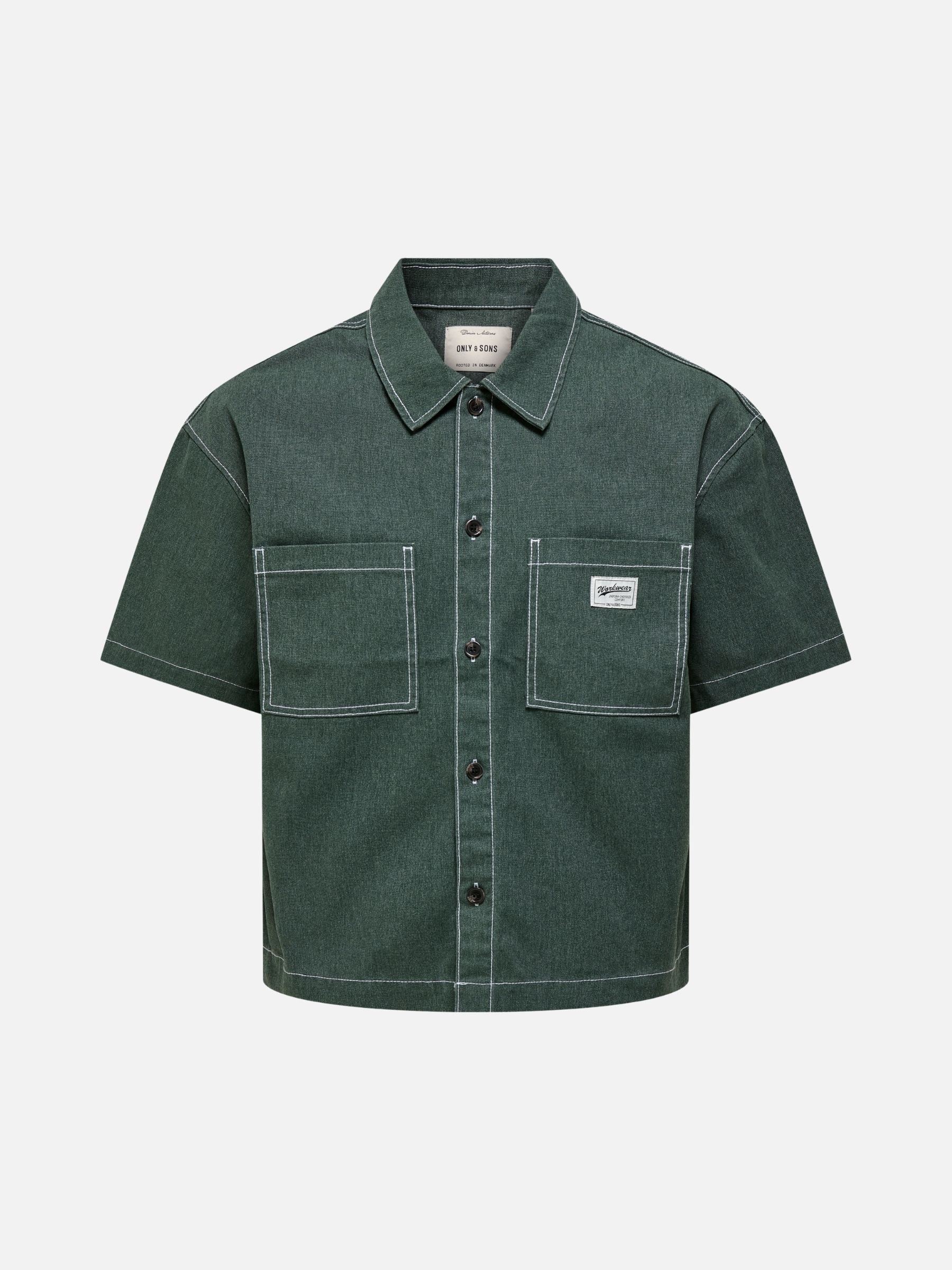 ONLY & SONS - Zealand Denim Shortsleeve Shirt - 