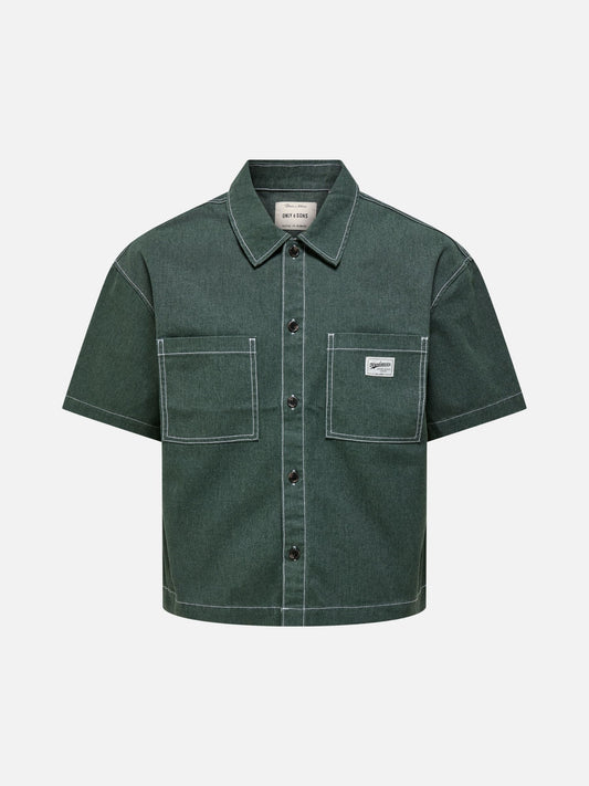 ONLY & SONS - Zealand Denim Shortsleeve Shirt - 