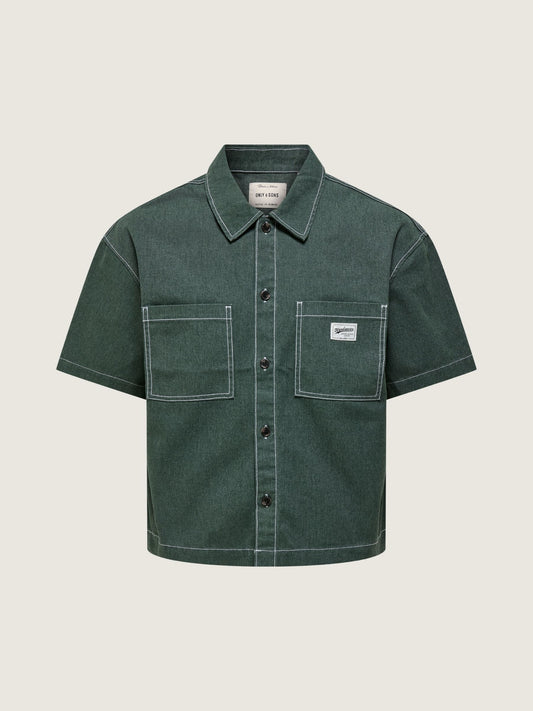 ONLY & SONS - Zealand Denim Shortsleeve Shirt - 