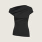 ONLY - Aria Asymmetric Top - Black