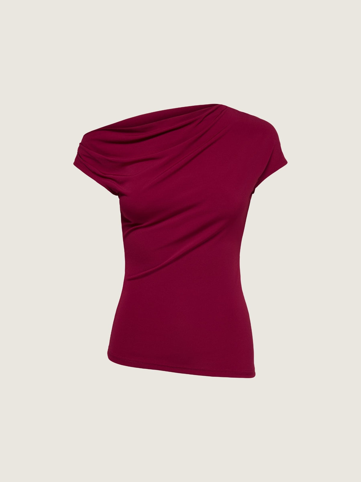 ONLY - Aria Asymmetric Top - Rumba Red