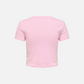 ONLY-Kira Bling Baby Tee-Bright White Cherry