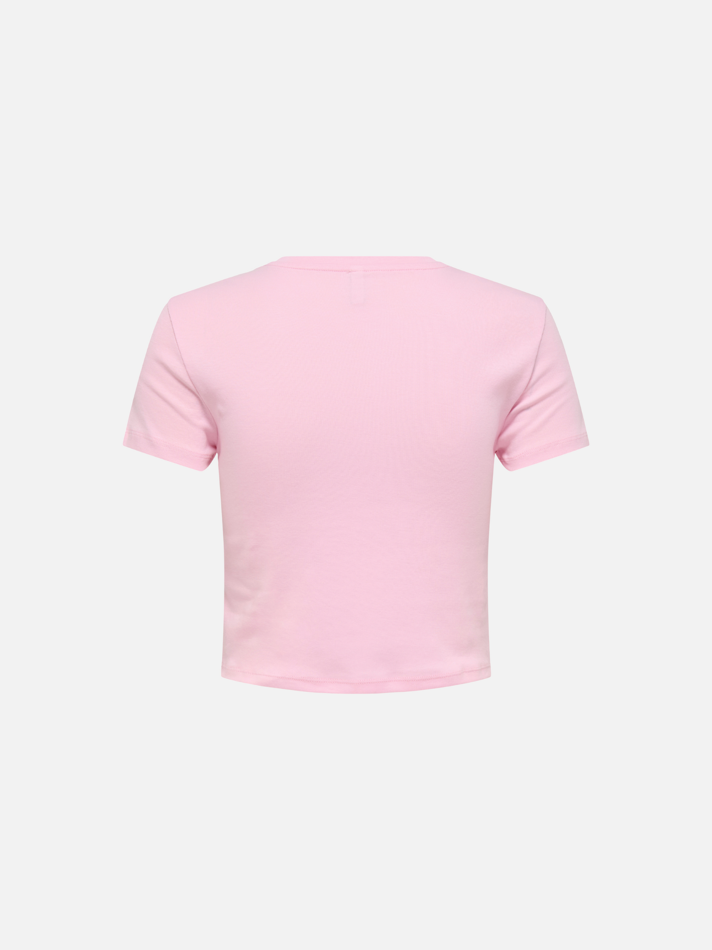 ONLY-Kira Bling Baby Tee-Bright White Cherry