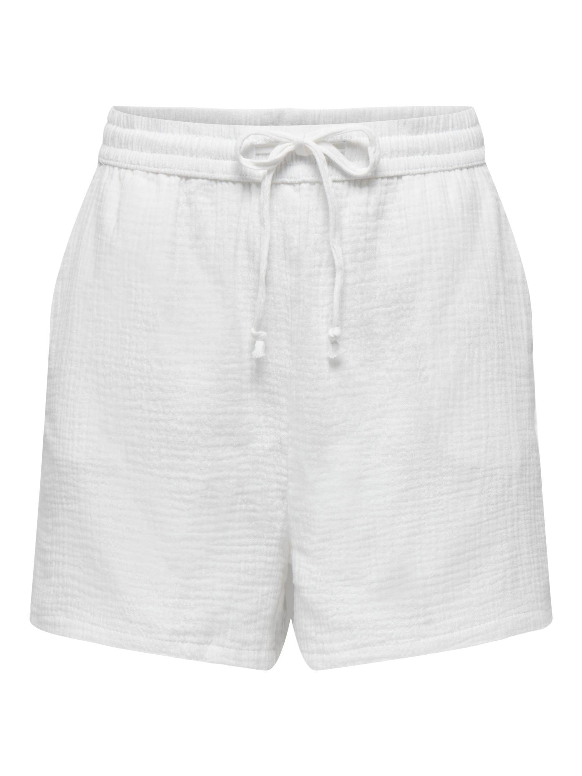 Bottoms - Only - Thyra Cotton Gauze Shorts - PLENTY