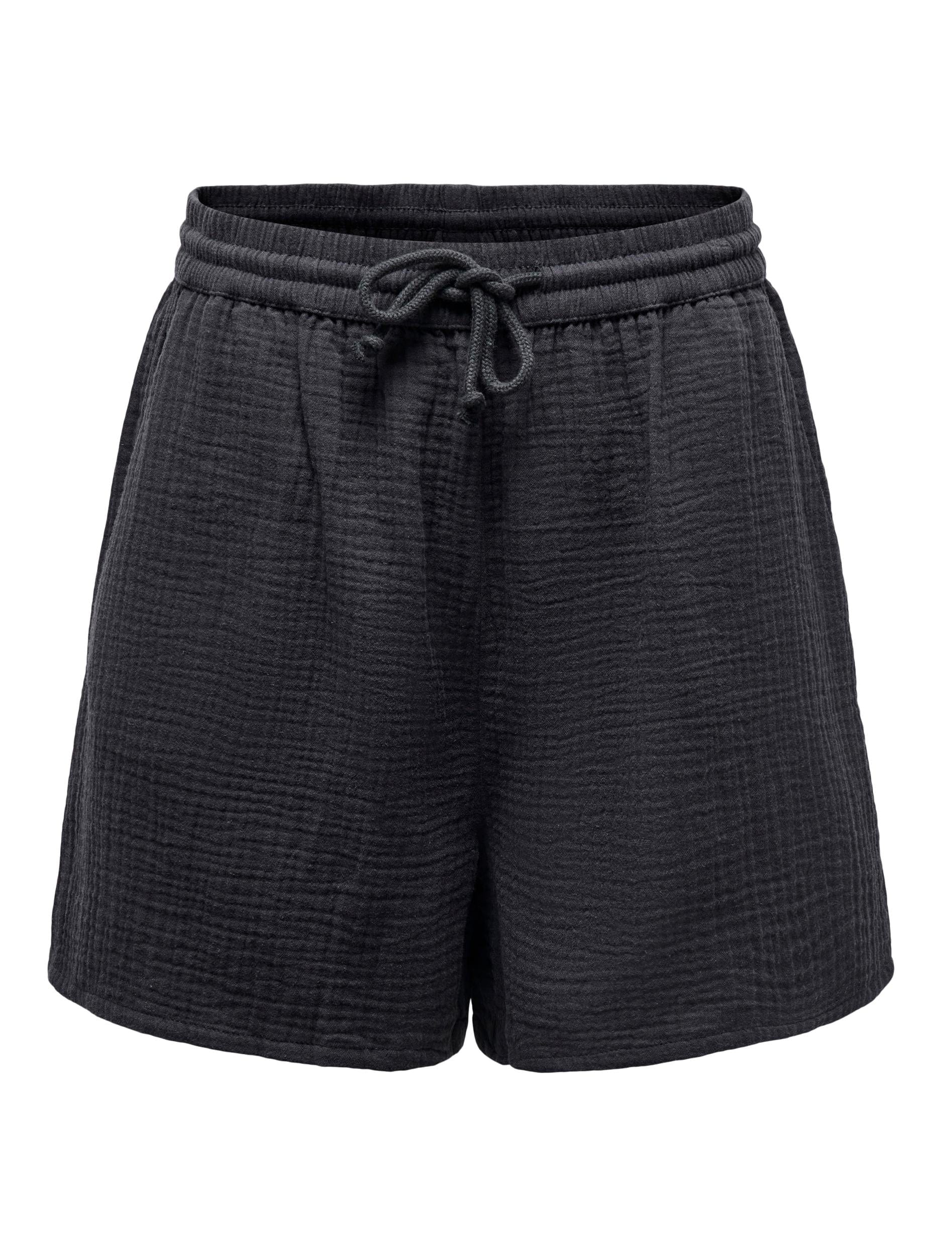 Bottoms - Only - Thyra Cotton Gauze Shorts - PLENTY