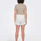 Bottoms - Only - Thyra Cotton Gauze Shorts - PLENTY