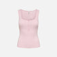 ONLY - Bree Square Neck Knit Tank Top - Pale Lilac