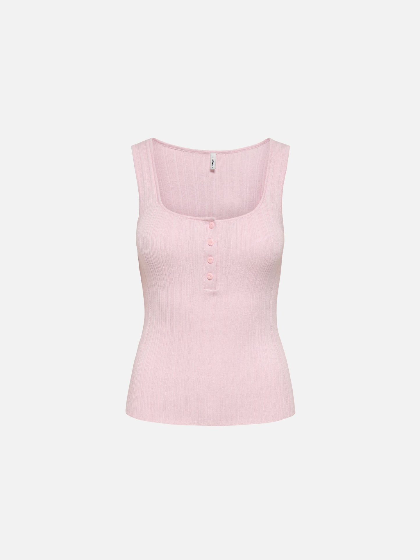 ONLY - Bree Square Neck Knit Tank Top - Pale Lilac