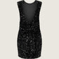 Confidence Sequin Bow Dress