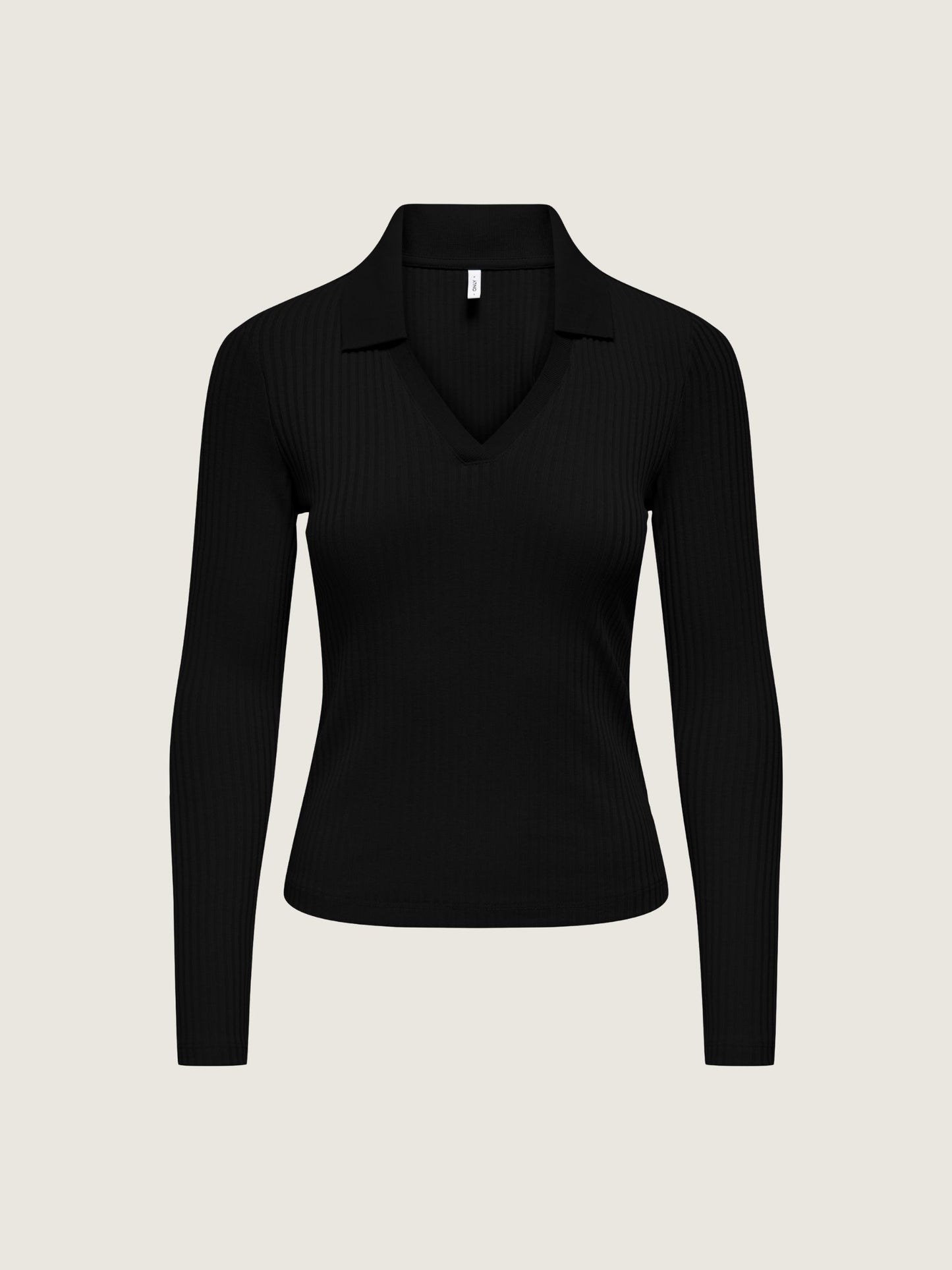 ONLY - Daisy V-neck Top - Black