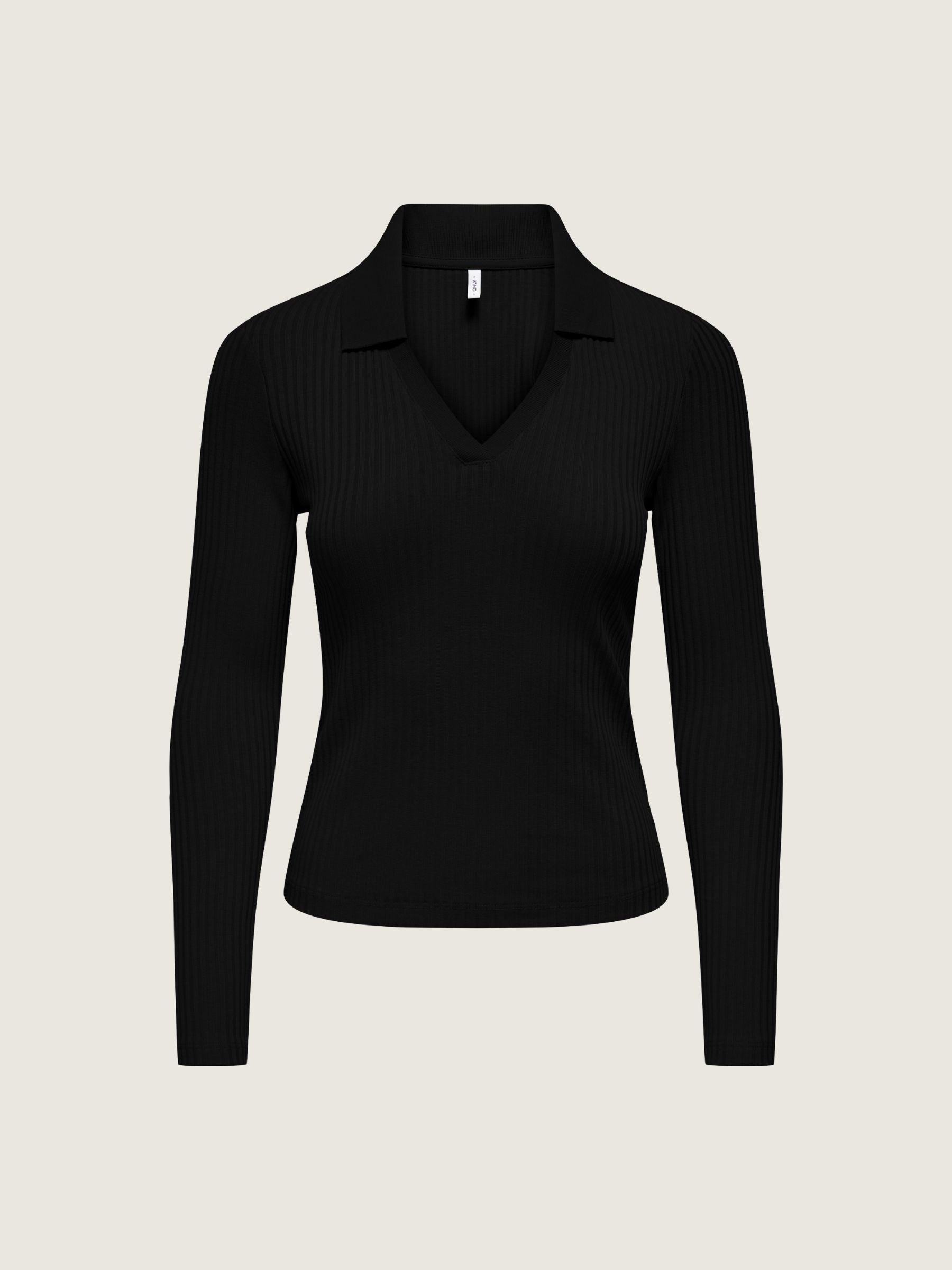 ONLY - Daisy V-neck Top - Black