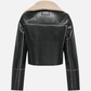 Dora Bonded Short Biker Jacket
