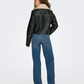 Dora Bonded Short Biker Jacket