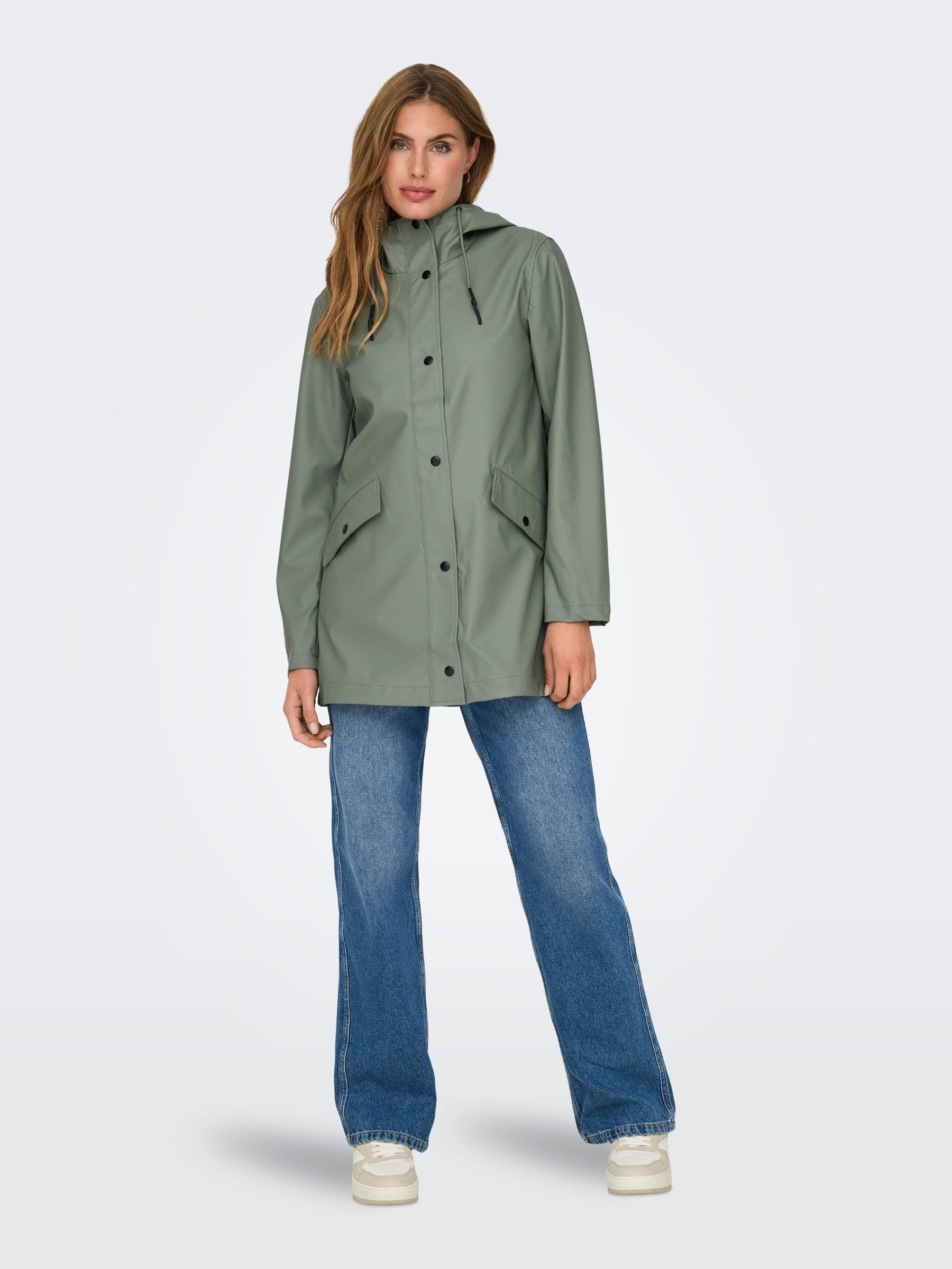 ONLY - Elisa Snap Raincoat - 