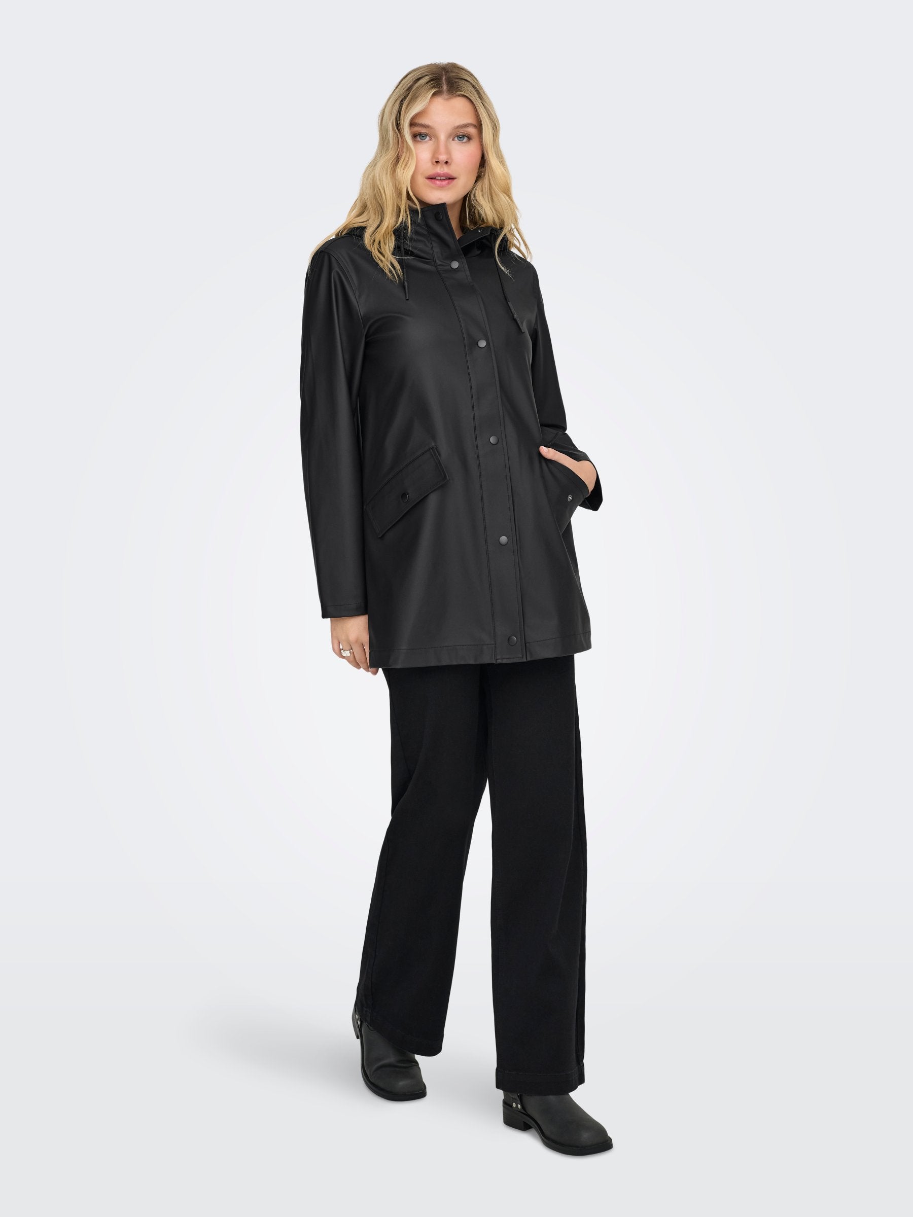 ONLY - Elisa Snap Raincoat - 