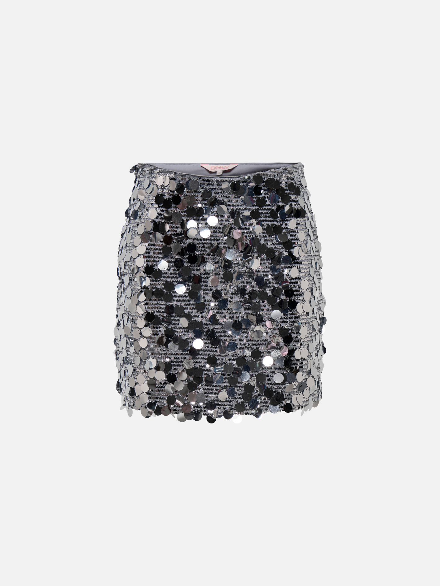 ONLY - Jadel Sequin Skirt - Silver Sequins