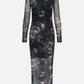 Kaya Midi Mesh Dress